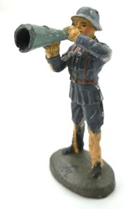 German Elastolin Toy Figure 'Luftwaffe Sprecher'