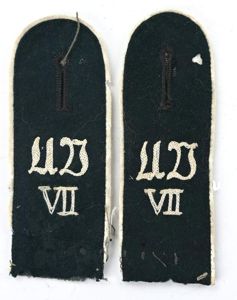 German WH Unteroffizier Vorschule Shoulderboards