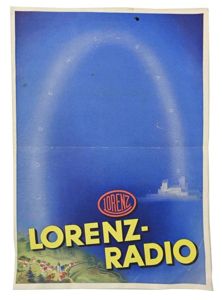 German Third Reich Period Radio Flyer 'Lorenz'