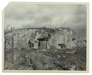 US WW2 Press Photo 'Bunker Maginot Line'