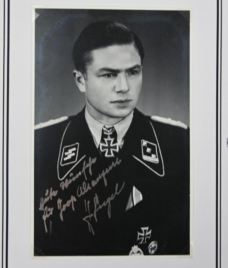 Signature of Waffen-SS KC Recipient 'Hans Siegel' — image 4