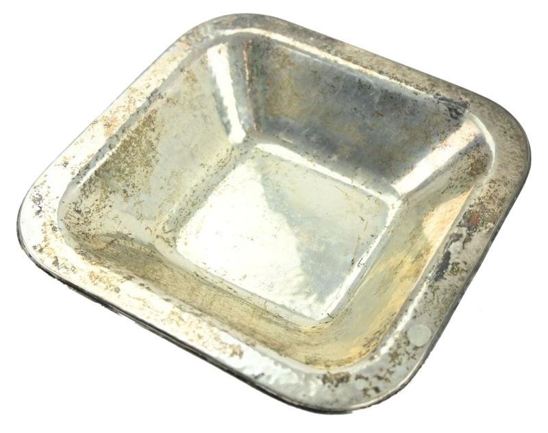 German KM/LW Silver Plate 'Festungskommandatur Pillau' — image 2