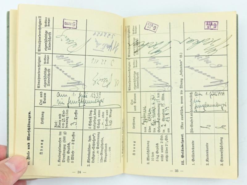 German Hitler Youth Leistungsbuch with insignia — image 8