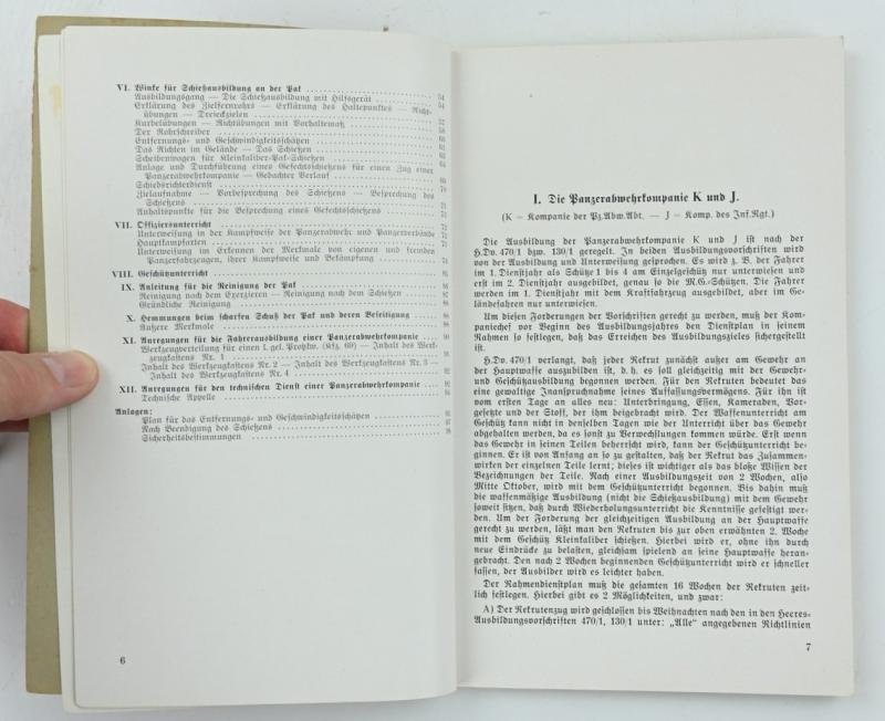 German WH Panzerjager Manual — image 3