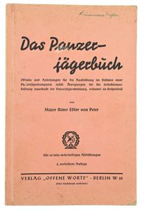 German WH Panzerjager Manual
