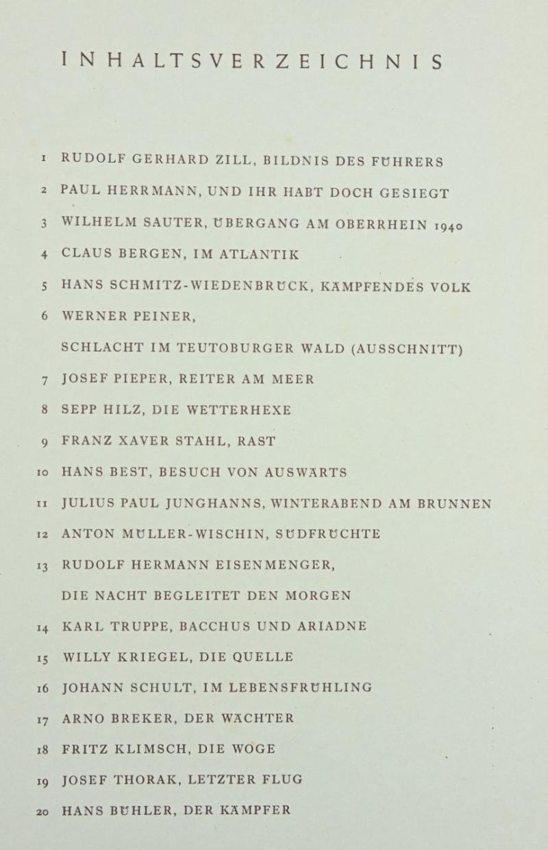 German Third Reich 'Grosse Deutsche Kunstausstellung 1942' Portofolio — image 12