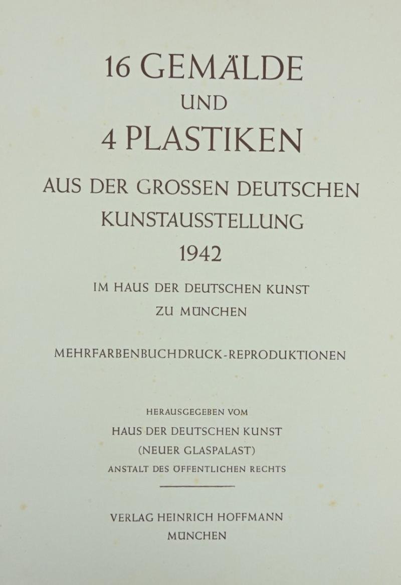 German Third Reich 'Grosse Deutsche Kunstausstellung 1942' Portofolio — image 3