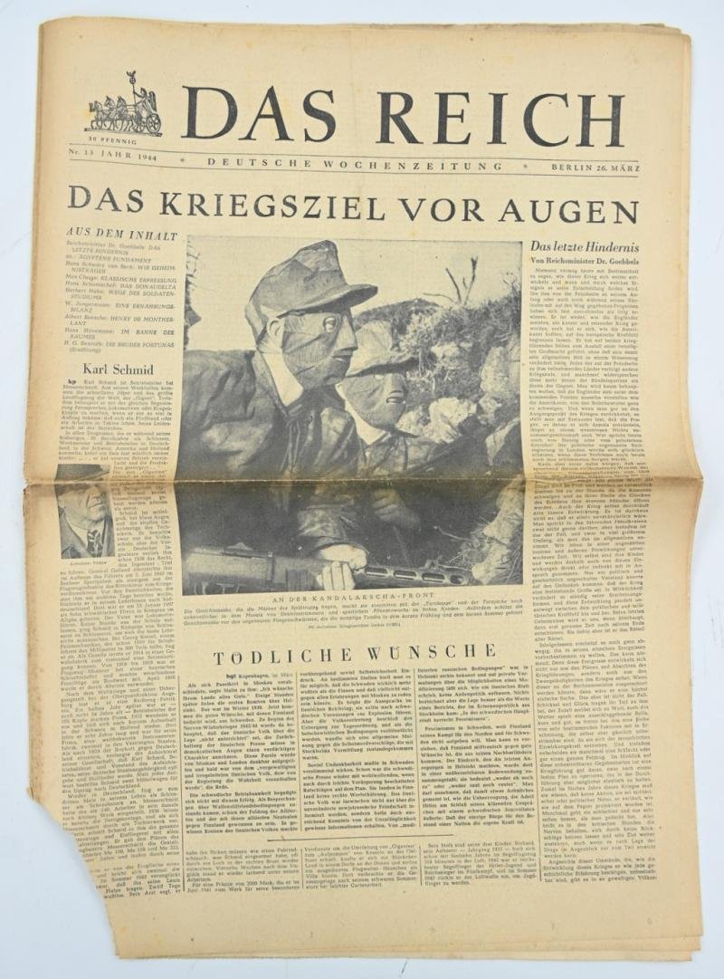 German Newspaper 'Das Reich' 26 March 1944 — image 4