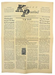 US WW2 Keep Posted Newspaper