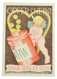 German WHW Postcard 'Offer'