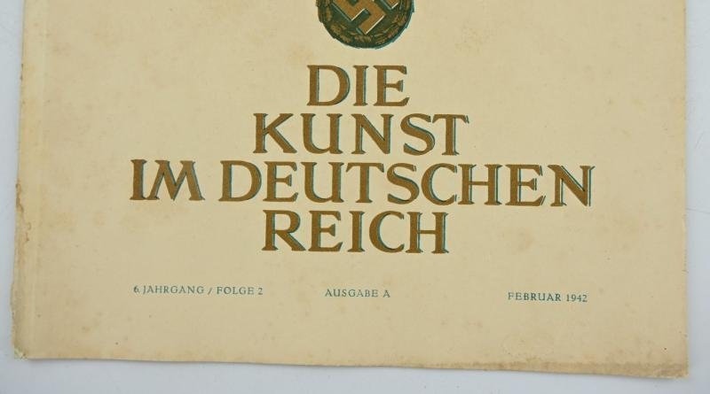 German Third Reich Magazine 'die Kunst im Deutschen Reich' 1942 — image 2