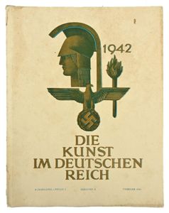 German Third Reich Magazine 'die Kunst im Deutschen Reich' 1942