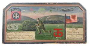 US WW2 82nd Airborne Division 504th Parachute Infantry Regiment Wooden …
