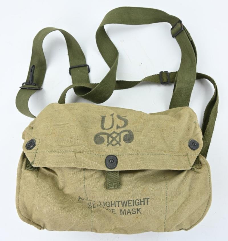 US WW2 Leightweight Service Mask Bag with package — image 5