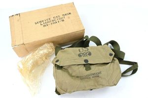 US WW2 Leightweight Service Mask Bag with package