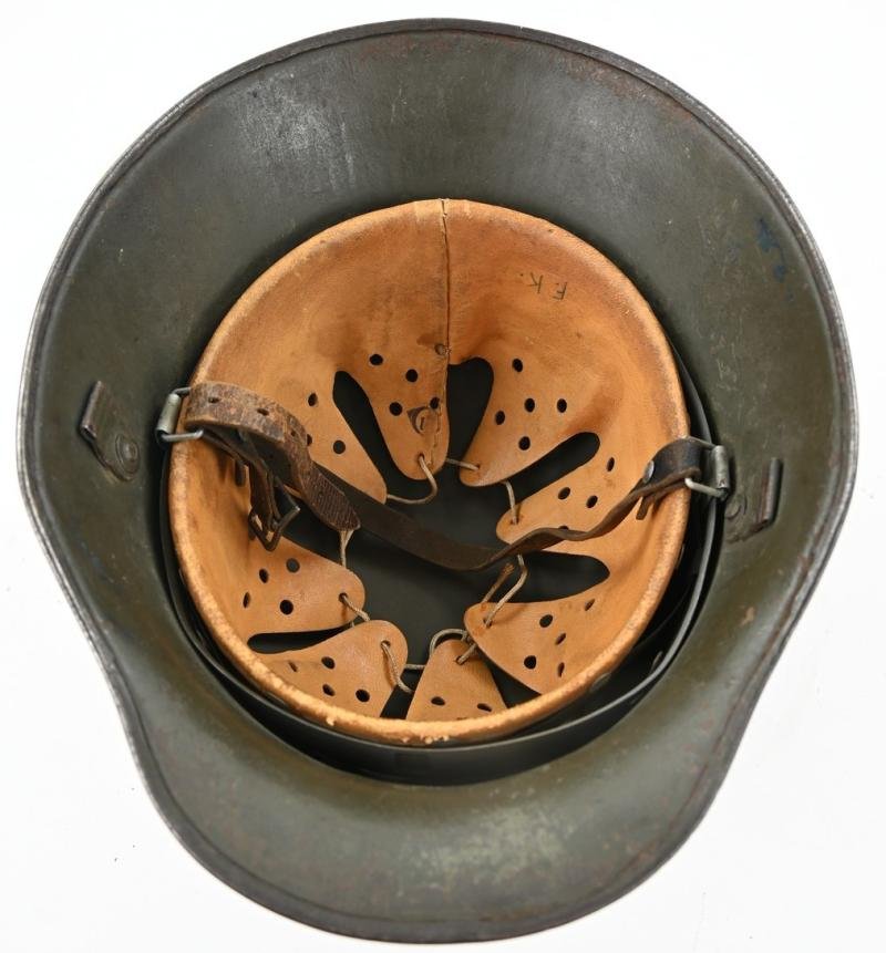 Austrian WH M17 Re-issued SD Helmet — image 10