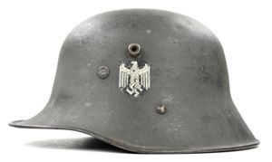 Austrian WH M17 Re-issued SD Helmet