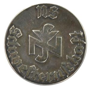 German NSV Schwesternschaft 800 Silver Brooch