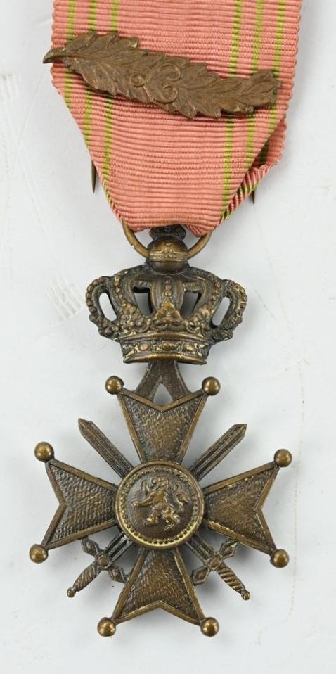 Belgium WW2 Croix Guerre War Cross 1939-1945 — image 2