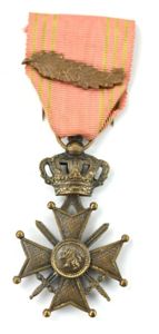 Belgium WW2 Croix Guerre War Cross 1939-1945