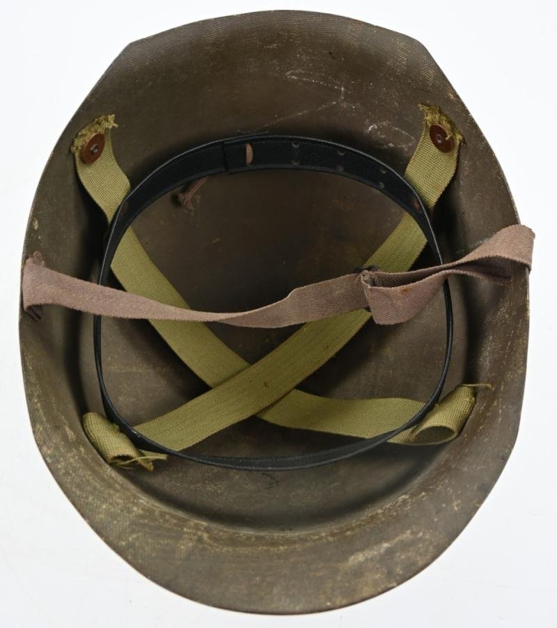 US WW2 Factory Reject Low Pressure Liner / Kids Toy Helmet — image 10