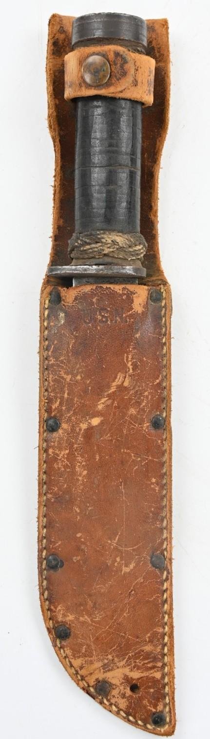 USN WW2 U.S. WWII Cattaraugus 225Q Fighting Knife — image 2
