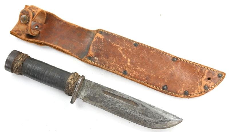 USN WW2 U.S. WWII Cattaraugus 225Q Fighting Knife — image 8