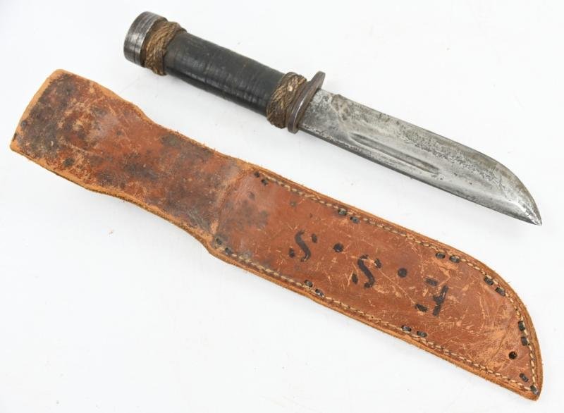 USN WW2 U.S. WWII Cattaraugus 225Q Fighting Knife — image 9
