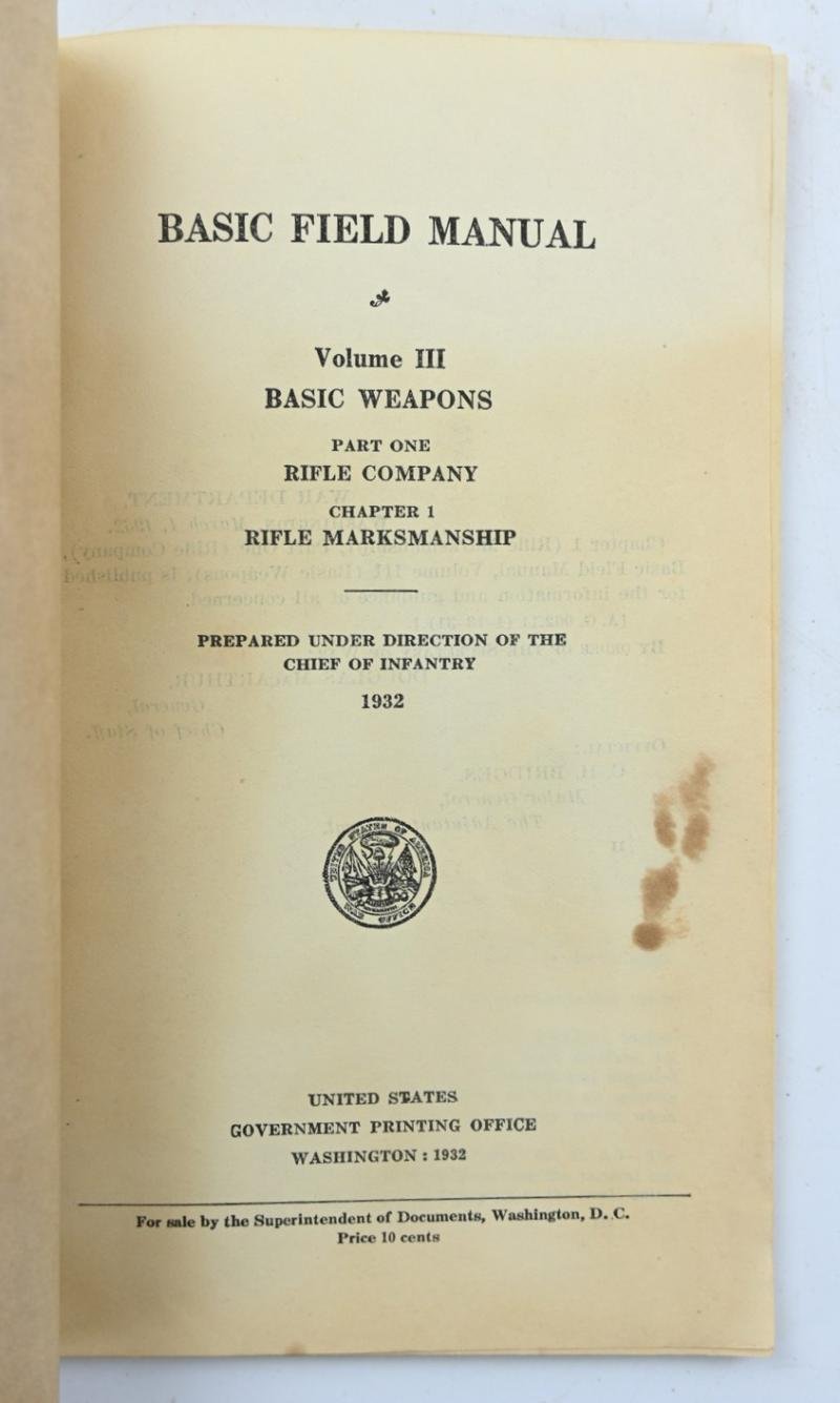 US WW2 Basic Field Manual Part 3; Basic Weapons — image 2