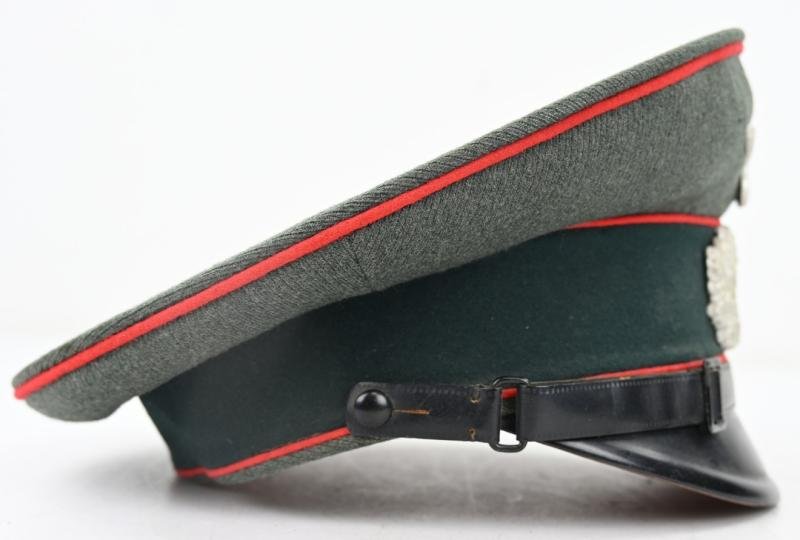 German WH NCO Artillery Visor Cap 'Clemens Wagner' — image 3