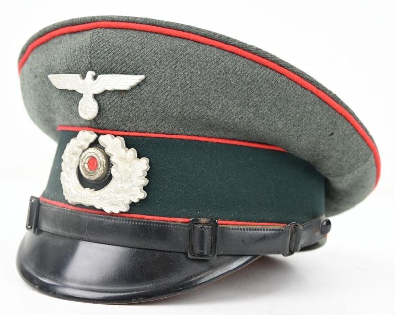 German WH NCO Artillery Visor Cap 'Clemens Wagner' — image 6