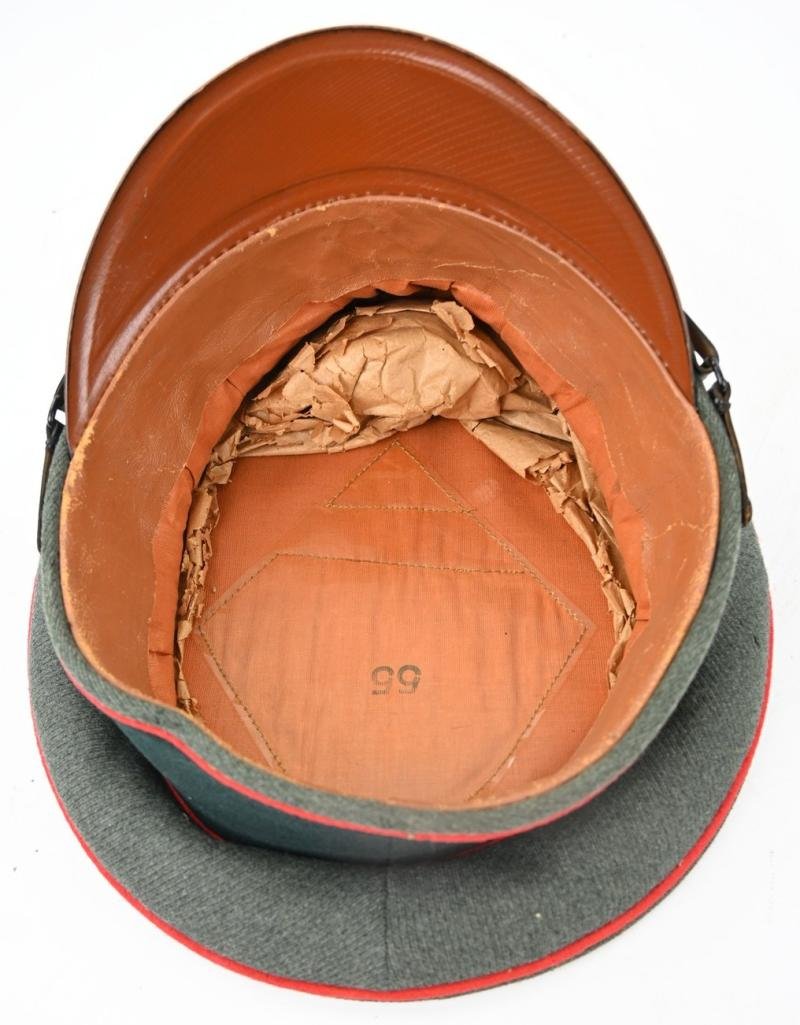 German WH NCO Artillery Visor Cap 'Clemens Wagner' — image 7