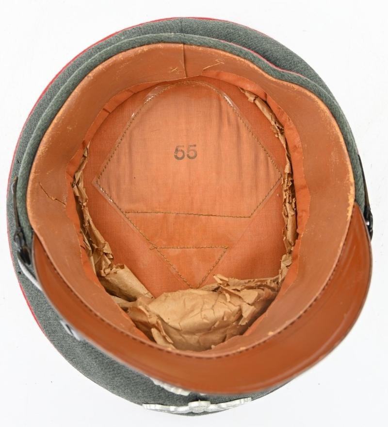 German WH NCO Artillery Visor Cap 'Clemens Wagner' — image 8