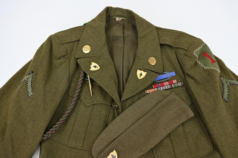 US WW2 26th Infantry Regiment / 1st Infantry Division 'Big Red One' Tunic Set — image 2