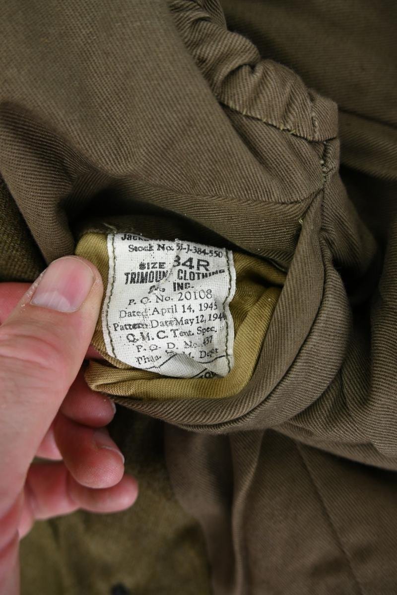 US WW2 26th Infantry Regiment / 1st Infantry Division 'Big Red One' Tunic Set — image 5