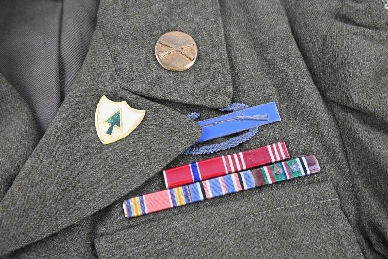 US WW2 26th Infantry Regiment / 1st Infantry Division 'Big Red One' Tunic Set — image 8