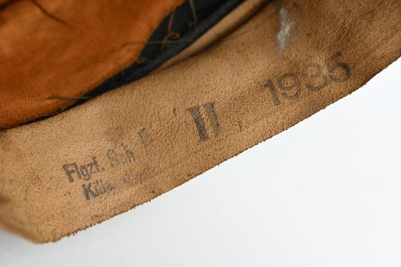 German LW EM/NCO Visor Cap 'Flgz.Schule Kiliansdorf' — image 12