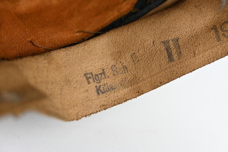 German LW EM/NCO Visor Cap 'Flgz.Schule Kiliansdorf' — image 13