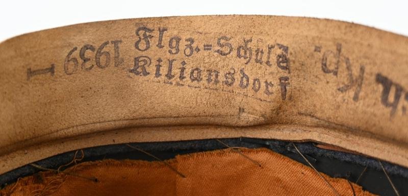 German LW EM/NCO Visor Cap 'Flgz.Schule Kiliansdorf' — image 14