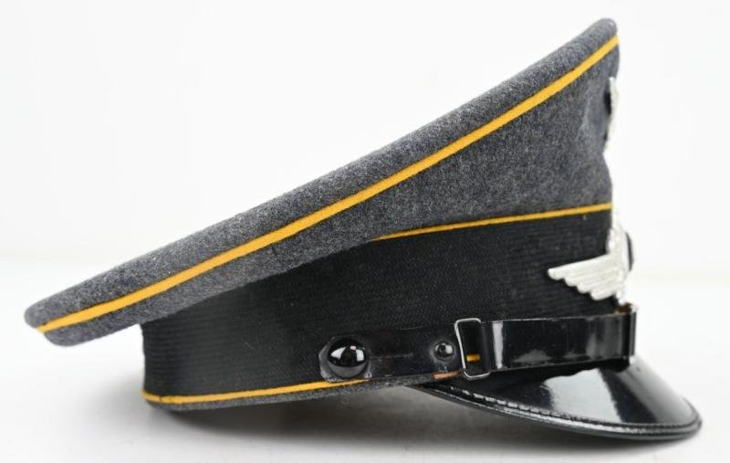 German LW EM/NCO Visor Cap 'Flgz.Schule Kiliansdorf' — image 3