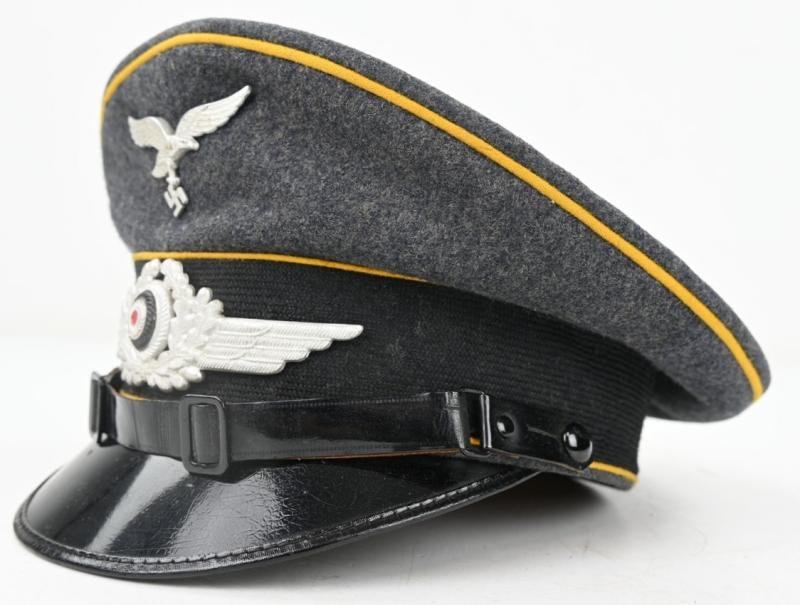 German LW EM/NCO Visor Cap 'Flgz.Schule Kiliansdorf' — image 6