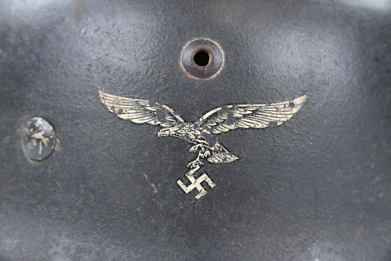 German LW M35 DD Re-Issue Combat Helmet — image 2