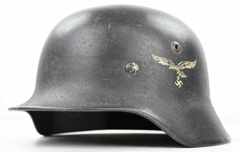 German LW M35 DD Re-Issue Combat Helmet — image 3