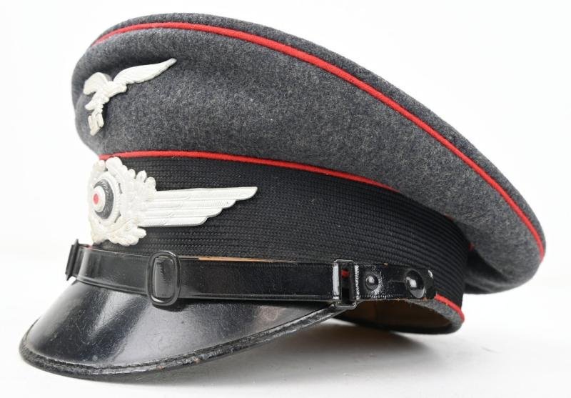 German LW NCO Flak/ Artillery Visor Cap '10. Battr./ 1. Flak-Rgt.27' — image 2