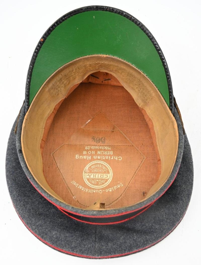 German LW NCO Flak/ Artillery Visor Cap '10. Battr./ 1. Flak-Rgt.27' — image 7