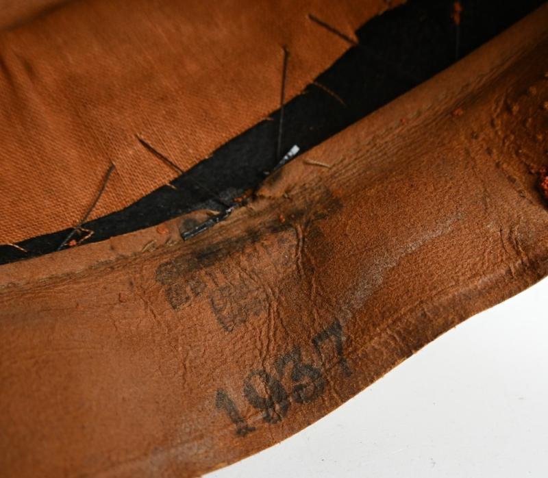 German LW NCO Flak/ Artillery Visor Cap '10. Battr./ 1. Flak-Rgt.27' — image 9