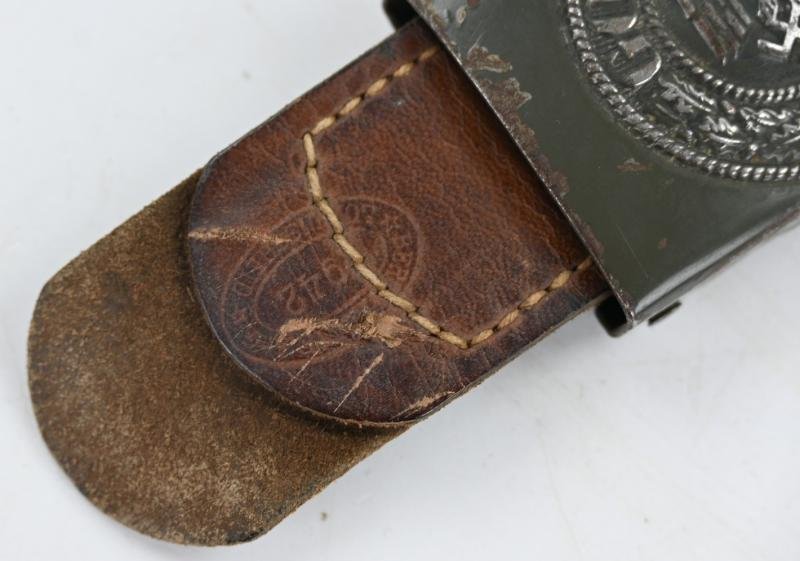 German WH Beltbuckle with Tab 'B&N 42' — image 3