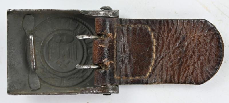 German WH Beltbuckle with Tab 'B&N 42' — image 5