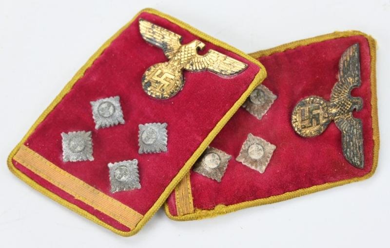 German NSDAP 'Gau Obergemeinschaftsleiter' Collar Tabs — image 2
