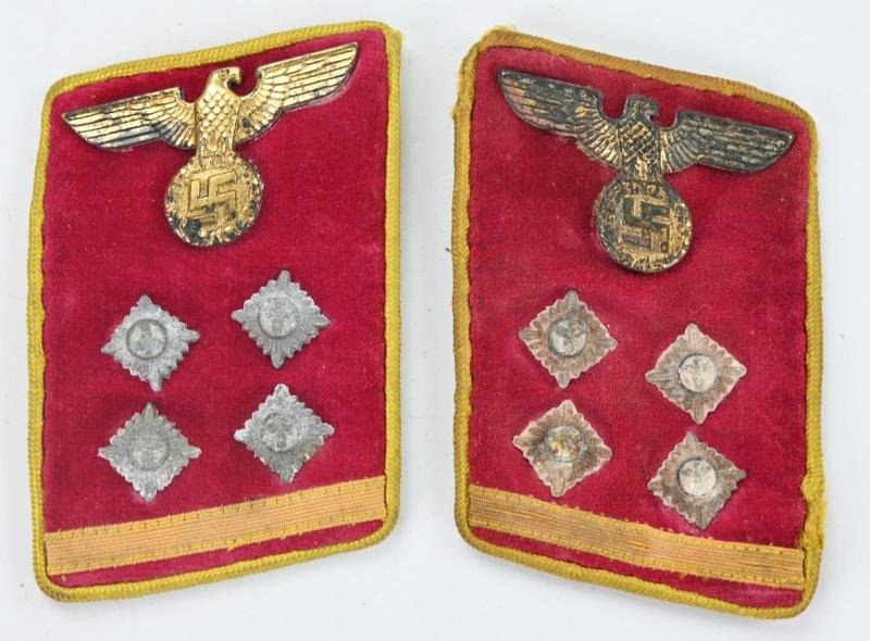 German NSDAP 'Gau Obergemeinschaftsleiter' Collar Tabs — image 5